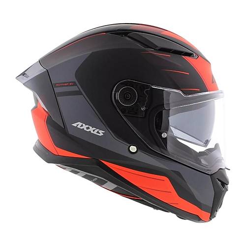 AXXIS PANTHER SV PRESTIGE B5 MATT RED KAPALI KASK