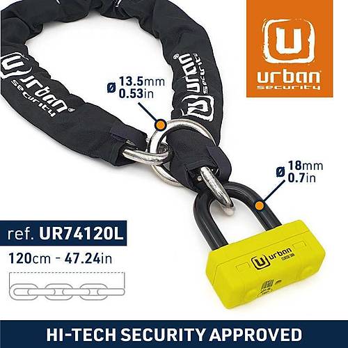 URBAN SECURITY UR74-120 13.5 MM 120CM SRA SINIFI KEMENT Z�NC�R K�L�T