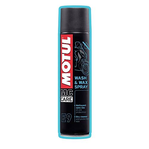 Motul E9 Wash Wax Temizleyici ve Parlatc Sprey 400 ML