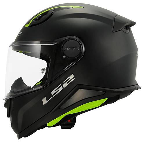 LS2 Kid Cyberg Mat Siyah ocuk Kask