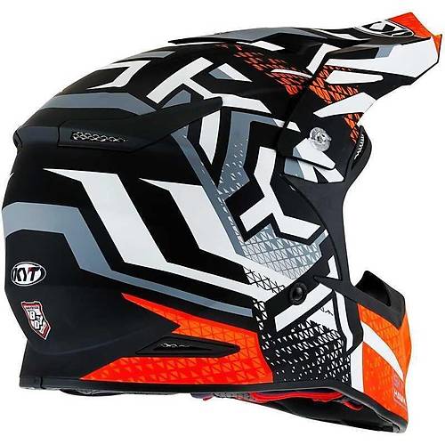Kyt Skyhawk Kask Hyperflow Matt Grey / Orange