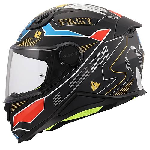 LS2 KID ZERO GR�-KIRMIZI �OCUK KASK