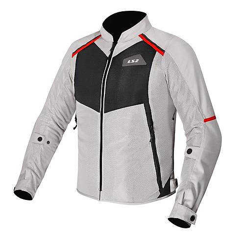 Ls2 Breeze Mont Gri-Siyah-K�rm�z�