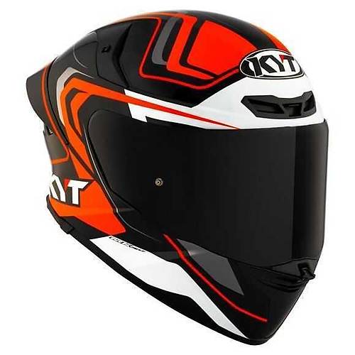 KYT TT-REVO KASK OVERTECH S�YAH TURUNCU