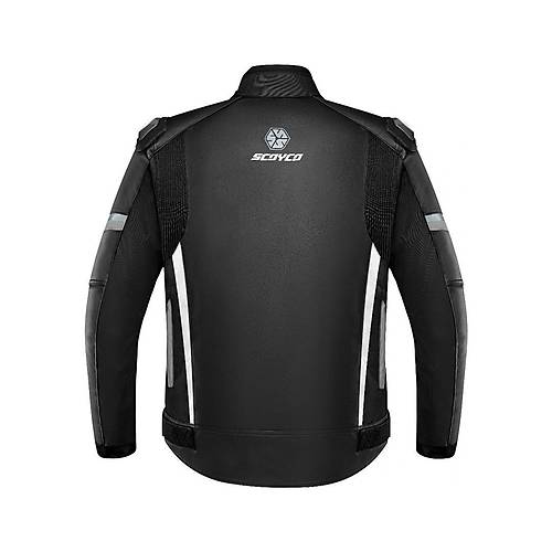 Scoyco JK153 Siyah Gri Korumal Motosiklet Mont