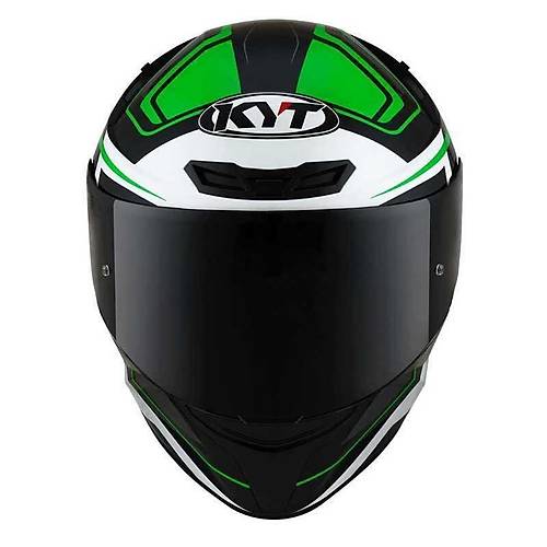 KYT TT-COURSE KASK OVERTECH SYAH/YEL