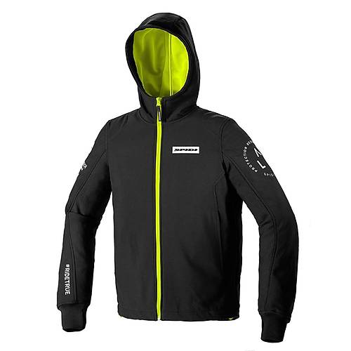 Spidi Hoodie Armor Evo Tekstil Siyah-Sar Klk Motosiklet Montu