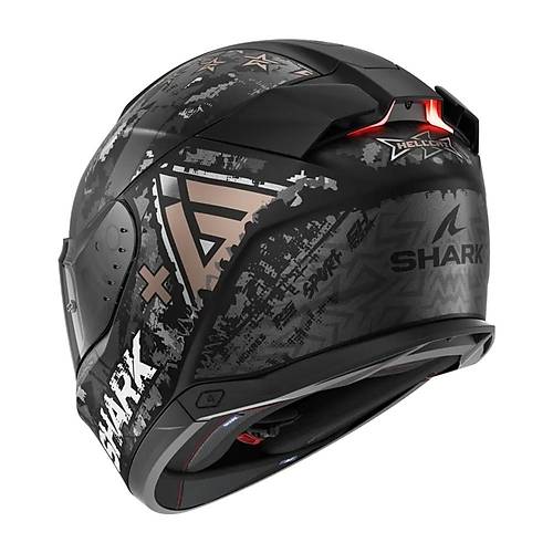 SHARK SKWAL 3 RHAD SYAH - KROM KAPALI KASK