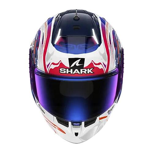 SHARK SKWAL i3 REPLICA ZARCO GP DE FRANCE BEYAZ MOR MAV KAPALI KASK