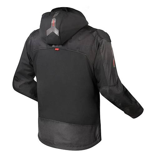 LS2 Zirconium Evo Siyah-Krmz Klk Motosiklet Montu