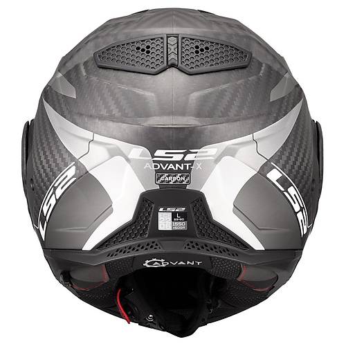 LS2 ADVANT X KARBON HORIZON MAT G�M��-GR� KASK