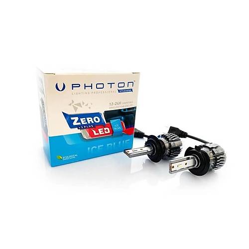 PHOTON ZERO H7 ICE WHITE +3 PLUS FANSIZ LED 12V-24V 2'L