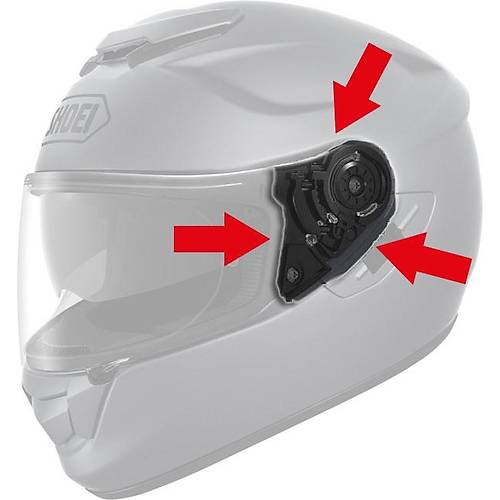SHOEI CNS-1 KASK YAN KAPAK SET (GT-AIR - GT-AIR 2 - HORNET ADV) (TK)
