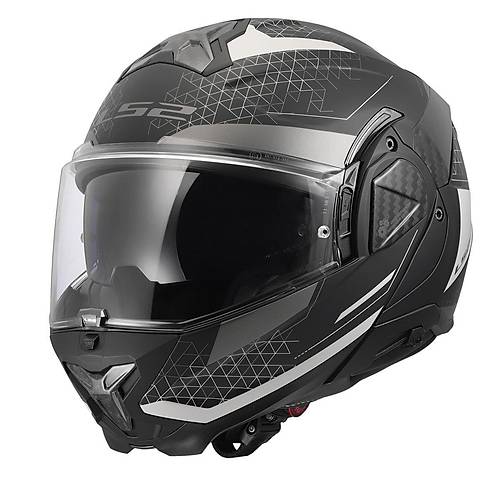 LS2 Advant 2 Astral Mat Gri-Siyah ene Alr Kask