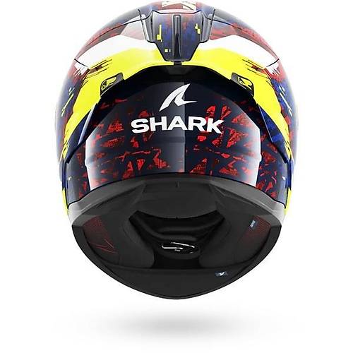 Shark Skwal Cup Speed Vib Mavi K�rm�z� Sar� Kapal� Kask