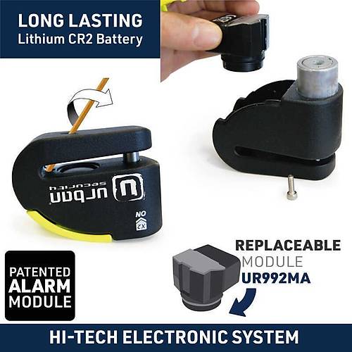 URBAN SECURITY UR10 SRA ALARMLI D�SK K�L�D�