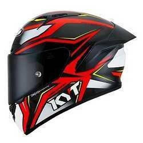 KYT NZ RACE CARBON STRIDE KIRMIZI BEYAZ