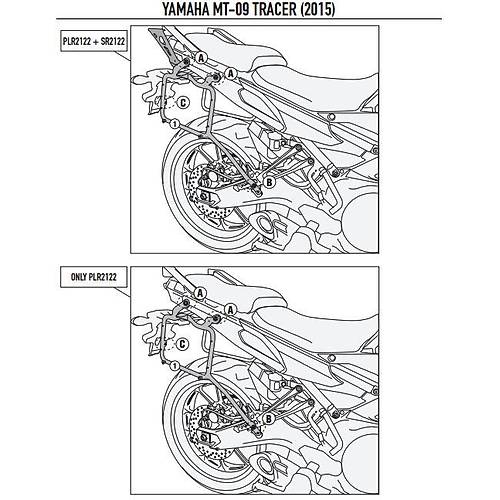 KAPPA KLR2122 YAMAHA TRACER 900 (15-17) YAN �ANTA TA�IYICI