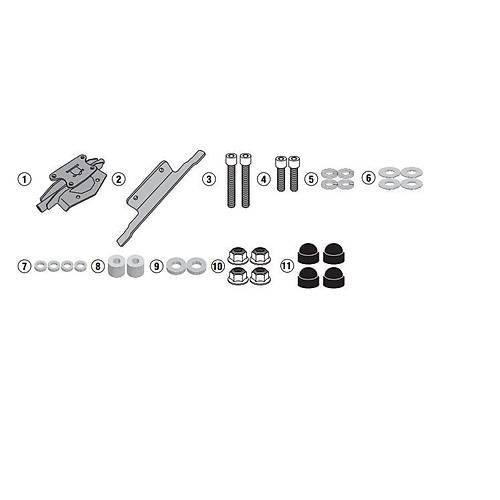 GIVI 2139KIT YAMAHA TRACER 900 - TRACER 900 GT (18-20) YAN �ANTA TASIYICI BAGLANTI KITI