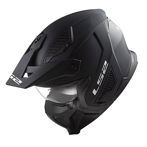 LS2 DRIFTER MAT S�YAH KASK