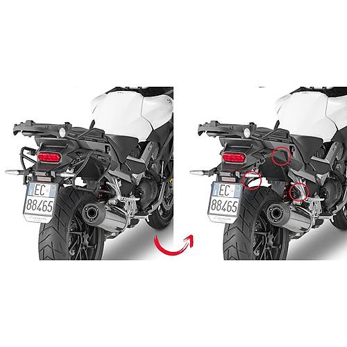 GIVI PLXR1139 HONDA VFR 800X CROSSRUNNER (15-20) YAN �ANTA TA�IYICI