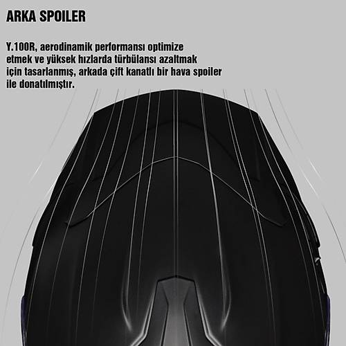 Nexx Y.100r Subson�c Mat Siyah-K�rm�z� Kask