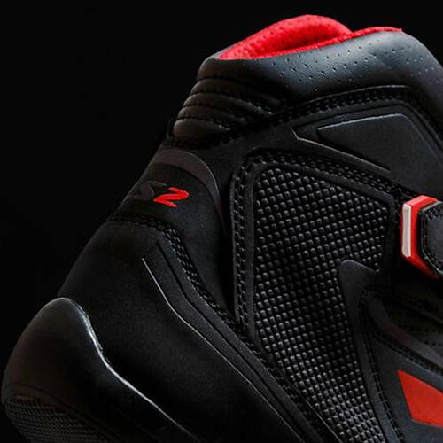 LS2 GARRA WP BOT SYAH-KIRMIZI