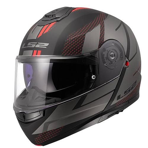 LS2 STROBE 2 CODE MAT S�YAH-GR� KASK
