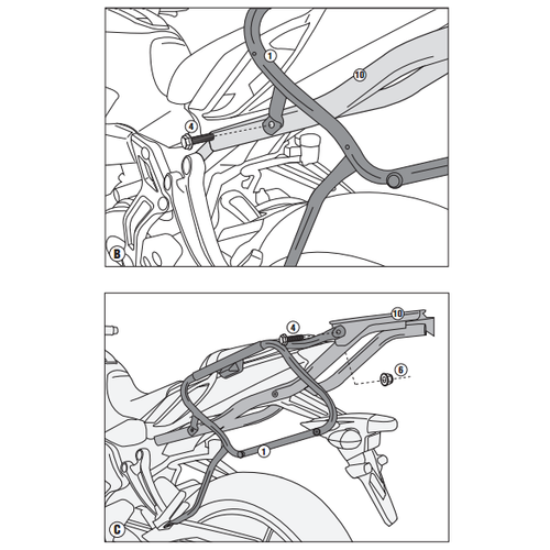 GIVI PLX2118 YAMAHA MT-07 (14-17) YAN �ANTA TA�IYICI