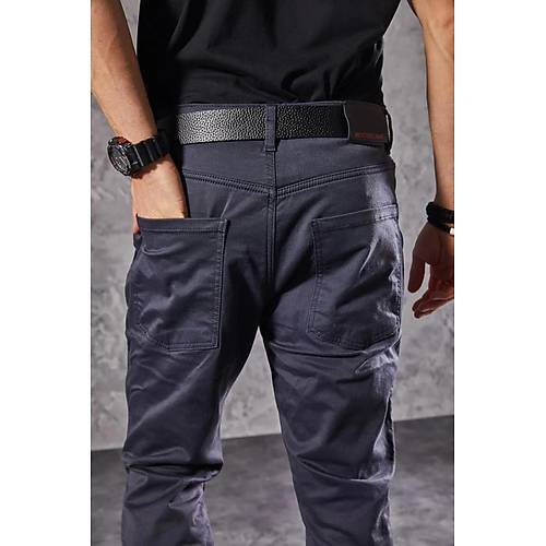 Motobike Jeans 5015 Ted Antrasit Gabardin Motosiklet Pantolonu