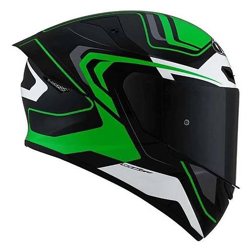 KYT TT-COURSE KASK OVERTECH SYAH/YEL