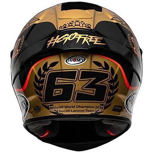 Suomy SR-GP Pecco Bagnaia World Champion 2022 Gold Limited Edition Kapal Kask