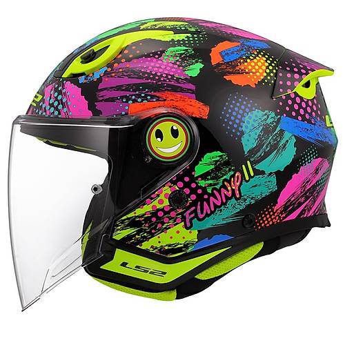 LS2 FUNNY 2 JOY S�YAH �OCUK KASK