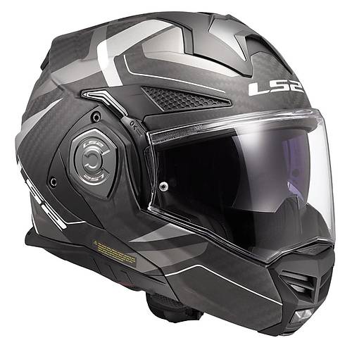 LS2 ADVANT X KARBON HORIZON MAT G�M��-GR� KASK