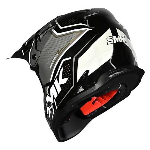 SMK ALLTERRA S01 MAVERIX CROSS KASK GR� S�YAH ( GOGGLE HED�YEL� )