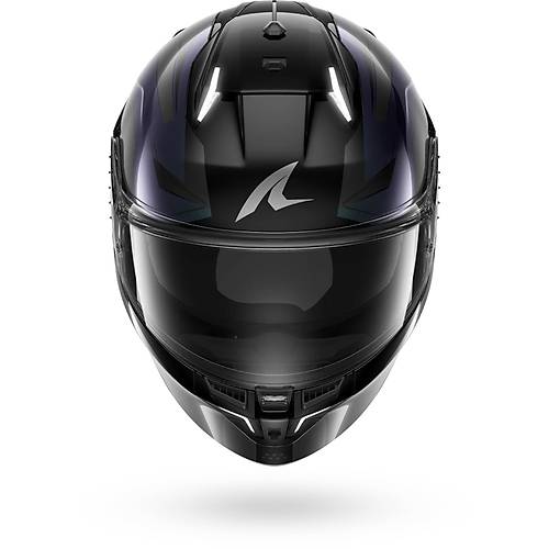 Shark Skwal i3 Mekarium Siyah Antrasit Mor Kapal� Kask