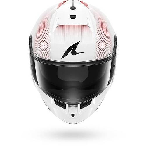 SHARK SKWAL �3 SPEED TECH BEYAZ KIRMIZI S�YAH KAPALI KASK