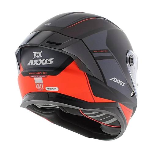 AXXIS PANTHER SV PRESTIGE B5 MATT RED KAPALI KASK