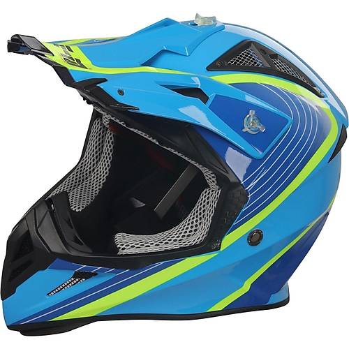 Free-M FR 801 Mavi Cross Kask