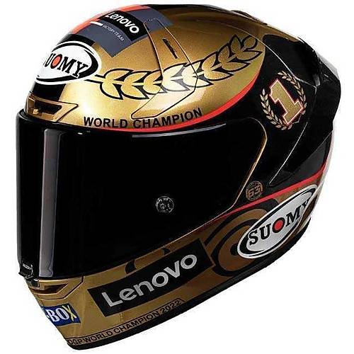 Suomy SR-GP Pecco Bagnaia World Champion 2022 Gold Limited Edition Kapal Kask