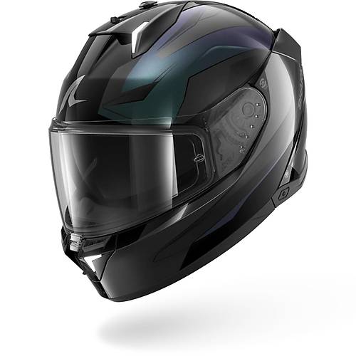 Shark Skwal i3 Mekarium Siyah Antrasit Mor Kapal� Kask