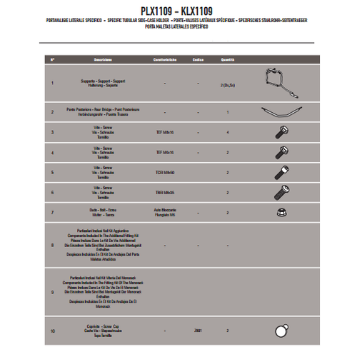 GIVI PLX1109 HONDA INTEGRA 700 (12-13) YAN �ANTA TA�IYICI