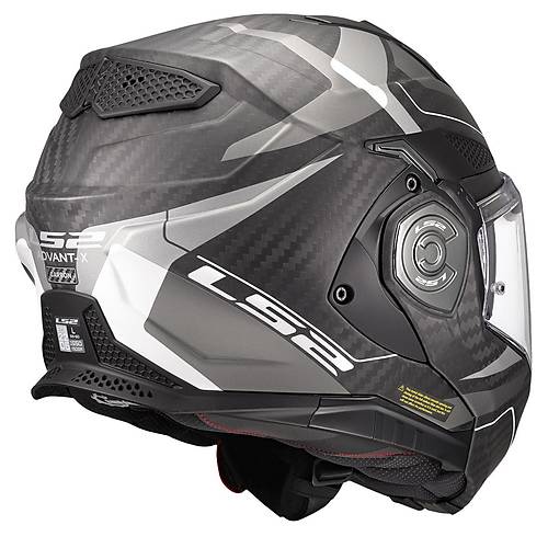LS2 ADVANT X KARBON HORIZON MAT G�M��-GR� KASK