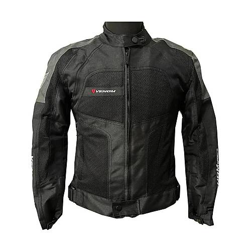 Venom Dynamic Siyah 4 Mevsim Motosiklet Montu