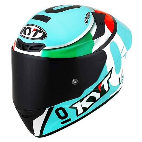 KYT TT-COURSE KASK LEONARD REPLICA TROCOLORE