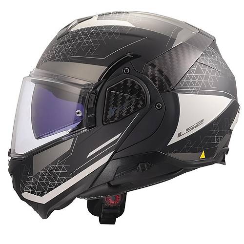 LS2 Advant 2 Astral Mat Gri-Siyah ene Alr Kask