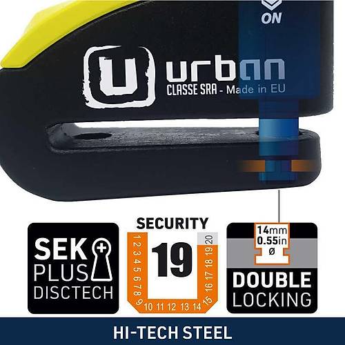 URBAN SECURITY 999 SRA SINIFI ALARMLI D�SK K�L�D�