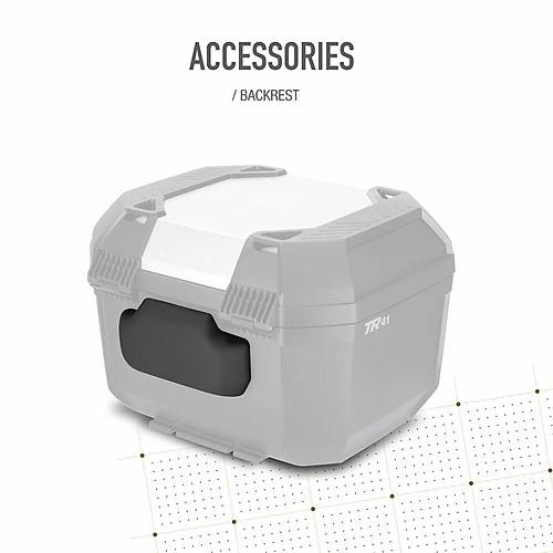 SHAD TR41 TERRA MOTOSKLET ARKA ANTA - ALMNYUM - TOP CASE