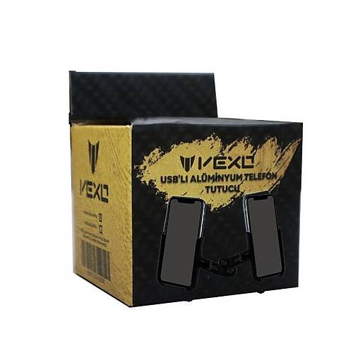 VEXO USB'LI ALUMINIUM TELEFON TUTUCU AYNA BA�LANTILI (CS-856D1 A�IK MODEL)