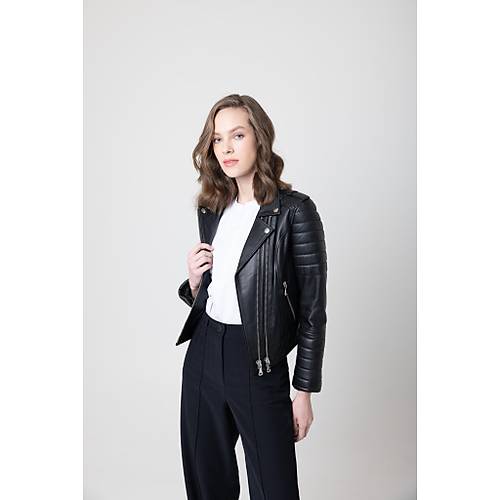 ARWEN KADIN S�YAH DER� KORUMALI MONT